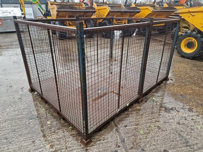 Lot 391 - 9' x 6'6" x 4'6" Metal Stillage