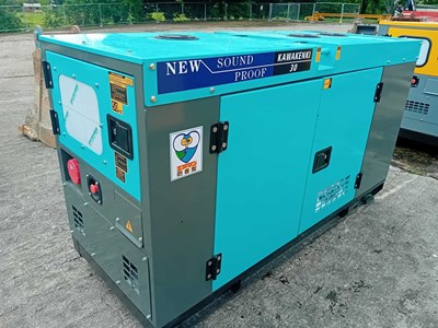 Lot 280 - Unused 2023 Kawakenki KK30-III-SSS 30KvA Generator