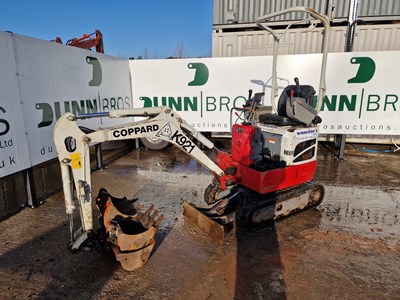 Lot 167 - 2016 Takeuchi TB210, Rubber Tracks, Blade, Offset, Manual QH, Piped, Expanding Undercarriage, Canopy, 30", 18", 12" Bucket (Declaration of Conformity Available)