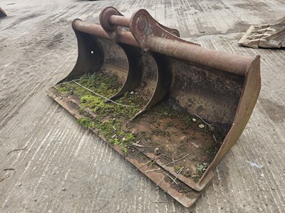 Lot 947 - 84" Grading Bucket 80mm Pin to suit 20 Ton Excavator