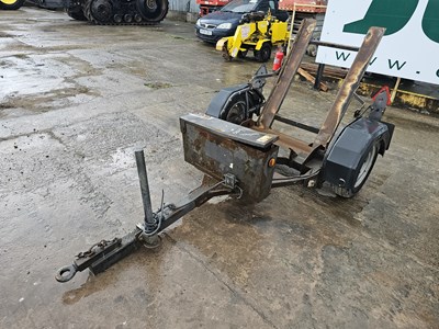 Lot 570 - Single Axle Trailer to suit Pedestrian Roller