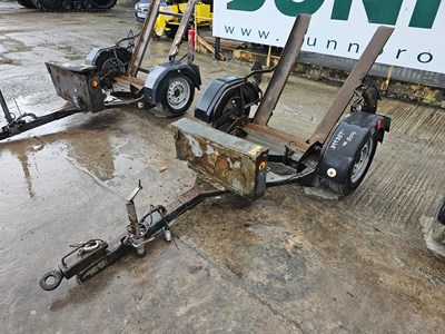 Lot 571 - Single Axle Trailer to suit Pedestrian Roller