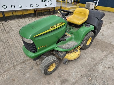 Lot 36 - 2003 John Deere LTR180 Petrol Ride on Lawn Mower, Grass Collector (WILL NOT ARRIVE)