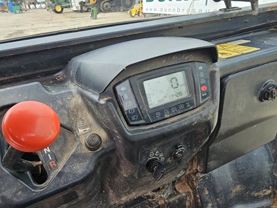 Lot 76 - Kubota RTV900 4WD Diesel Utility Vehicle, Hydraulic Tipping Body, Full Cab, Power Steering, Winch (No Reverse), (Reg. Docs. Available)
