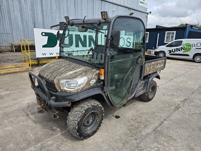 Lot 161 - Kubota RTV900 4WD Diesel Utility Vehicle, Hydraulic Tipping Body, Full Cab, Power Steering, Winch (No Reverse), (Reg. Docs. Available)
