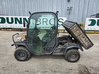 Lot 76 - Kubota RTV900 4WD Diesel Utility Vehicle, Hydraulic Tipping Body, Full Cab, Power Steering, Winch (No Reverse), (Reg. Docs. Available)
