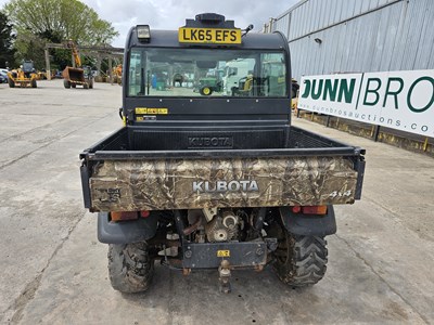 Lot 76 - Kubota RTV900 4WD Diesel Utility Vehicle, Hydraulic Tipping Body, Full Cab, Power Steering, Winch (No Reverse), (Reg. Docs. Available)