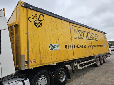 Lot 120 - 2015 Legras Tri Axle Walking Floor Trailer, Easy Sheet, Barn Doors (Plating Certificate Available)