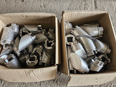 Lot 464 - Unused Selection of Aluminium Castings (2 Boxes)