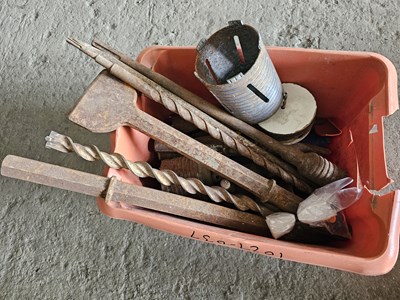 Lot 468 - Selection of Chisels & Core Drill Bits