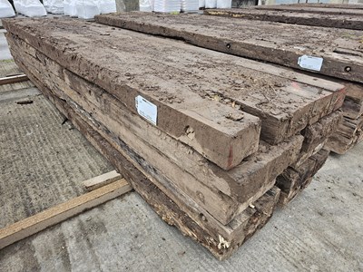 Lot 842 - 5m Wooden Bog Mats (5 of)