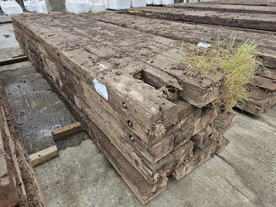 Lot 847 - 5m Wooden Bog Mats (5 of)