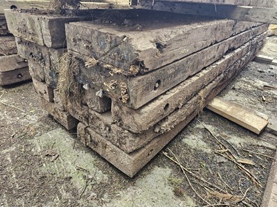 Lot 849 - 5m Wooden Bog Mats (5 of)