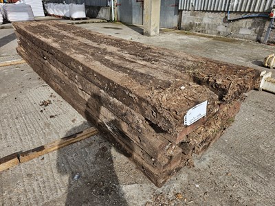 Lot 850 - 5m Wooden Bog Mats (5 of)