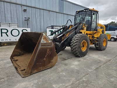 Lot 397 - 2016 JCB 437HT Wheeled Loader, High Lift Boom, Reverse Camera, A/C