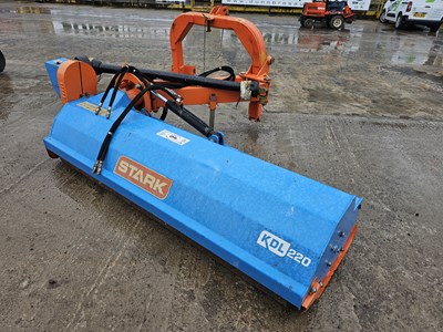 Lot 258 - 2019 Stark KDL220 PTO Driven Flail Topper to suit 3 Point Linkage