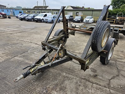 Lot 183 - 2019 SEB Single Axle 3.5 Ton Cable Drum Trailer