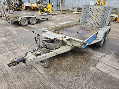 Lot 178 - Ifor Williams GH1054BT 3.5 Ton Twin Axle Plant Trailer, Ramp