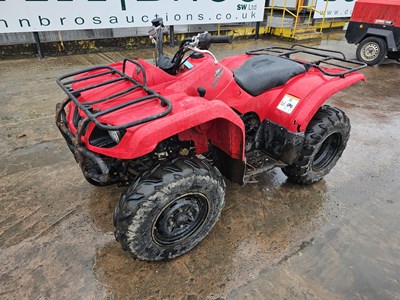 Lot 150 - Yamaha Grizzly 350cc 2WD Petrol Quad Bike