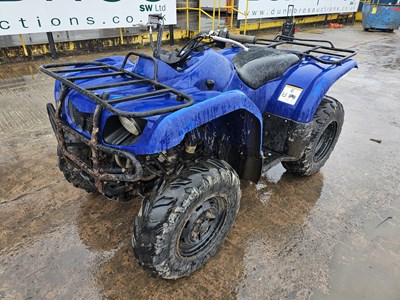 Lot 148 - Yamaha Grizzly 350cc 2WD Petrol Quad Bike