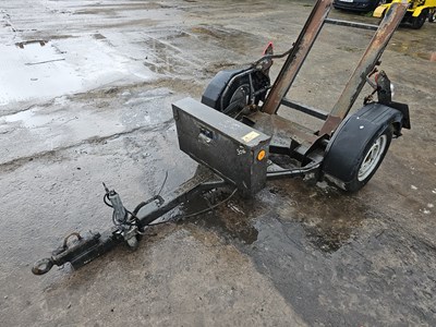 Lot 573 - Single Axle Trailer to suit Pedestrian Roller