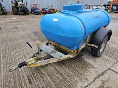 Lot 552 - Trailer Engineering Single Axle Plastic Water/Dust Supression Bowser