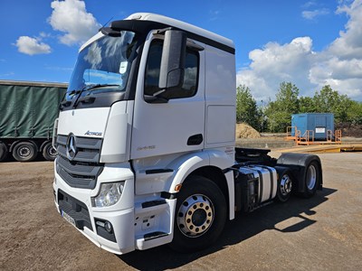 Lot 2018 Mercedes Actros 2446 6x2 Mid Lift, A/C, (Tested 09/24)