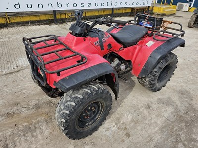 Lot 74 - Honda Fourtrax 4WD Petrol Quad Bike