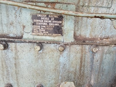 Lot 605 - Dorman 6 Cylinder Skid Mounted Engine