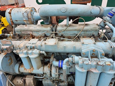 Lot 605 - Dorman 6 Cylinder Skid Mounted Engine