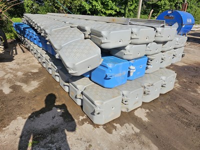 Lot 730D - Plastic Interlinked Pontoon