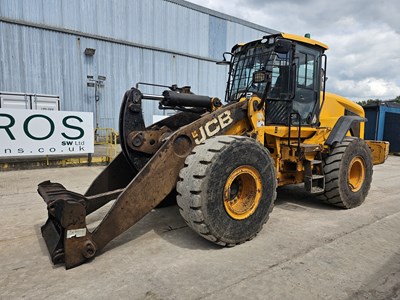 Lot 397A - 2016 JCB 457ZX Wheeled Loader, Hight Lift Boom, QH, Reverse Camera, A/C