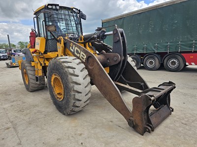 Lot 397 - 2016 JCB 457ZX Wheeled Loader, Hight Lift Boom, QH, Reverse Camera, A/C