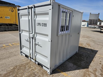 Lot 153 - Unused 8' Container, Side Door & Window