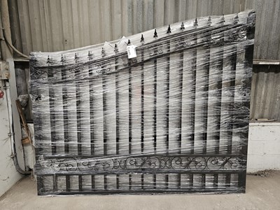 Lot 418 - Unused 8'10" Bi-Parting Gates (Ornate Design) (Pair of)