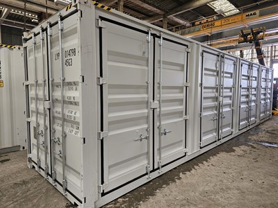 Lot 169 - Unused 40' High Cube Container, 4 Side Doors