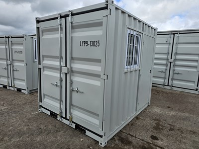 Lot 161 - Unused 9' Container, Side Door & Window