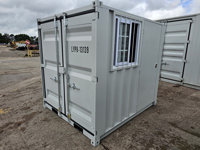 Lot 158 - Unused 8' Container, Side Door & Window