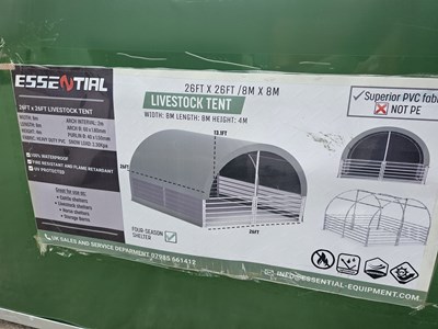 Lot 692 - Unused Essential 26' x 26' PVC Livestock Tent