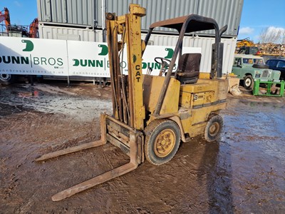 Lot 110 - CAT V50C Diesel Forklift, 2 Stage Free Lift Mast, Side Shift, Forks