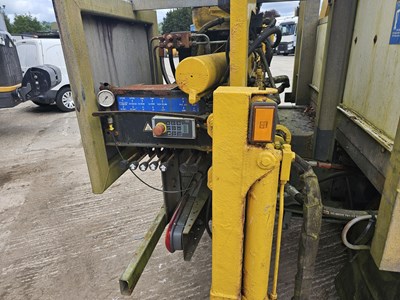 Lot 774 - DAF LF55.170 4x2 Pole Erecting Lorry, Terex Atlas 85.2 Crane, Auger (Engine Runs, Doesn't Hold Air)