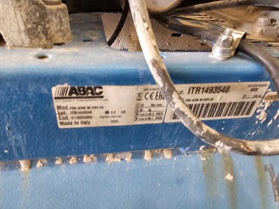 Lot 272 - 2020 ABAC 90Ltr Garage Compressor (Spares)