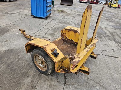 Lot 242 - Single Axle Trailer to suit Pedestrian Roller