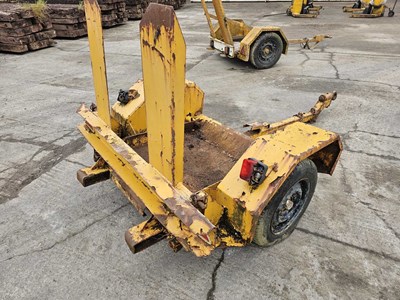 Lot 242 - Single Axle Trailer to suit Pedestrian Roller