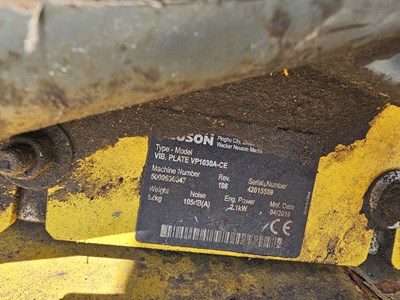 Lot 251 - 2019 Wacker VP1030A-CE Petrol Compaction Plate, Honda Engine