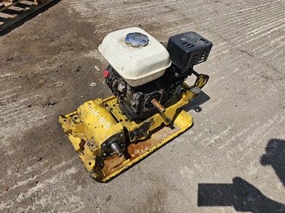 Lot 255 - Wacker Petrol Compaction Plate, Honda Engine