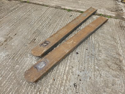 Lot 428 - 1800mm Pallet Fork Extensions