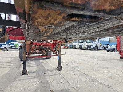 Lot 138 - 2012 Dennison Tri Axle Timber Trailer, Palfinger Q170 Crane, Full Cab, WLI, Heater & Heated Seat, Spare Pins For Bolsters (Tested 01/25)