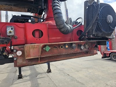 Lot 138 - 2012 Dennison Tri Axle Timber Trailer, Palfinger Q170 Crane, Full Cab, WLI, Heater & Heated Seat, Spare Pins For Bolsters (Tested 01/25)