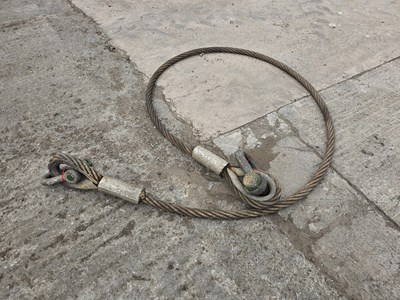 Lot 648 - Steel Wire Tow Rope